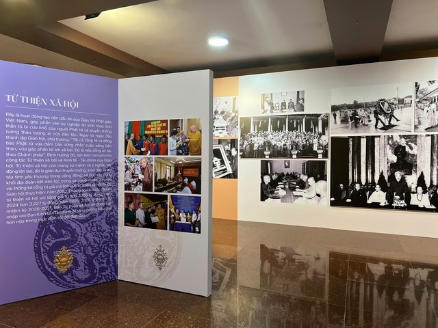 TPHCM: Khai mạc triển lãm 45 năm Giáo hội Phật giáo Việt Nam- Ảnh 7.