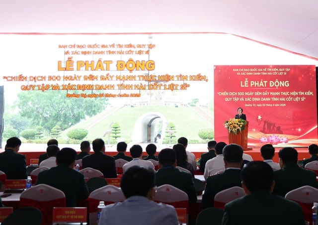 Phó Thủ tướng phát động Chiến dịch 500 ngày đêm tìm kiếm, xác định danh tính liệt sĩ- Ảnh 1.