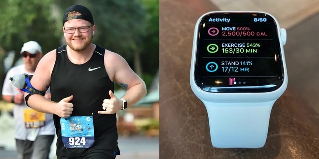 Chàng trai lười vận động 'lột xác' ngoạn mục nhờ Apple Watch- Ảnh 1.