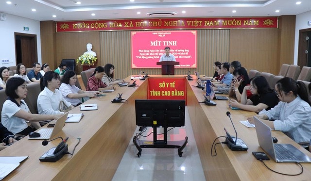 Cao Bằng hưởng ứng Ngày sức khỏe toàn dân 7/4, nâng cao ý thức phòng bệnh trong cộng đồng- Ảnh 1. Cao Bằng hưởng ứng Ngày sức khỏe toàn dân 7/4, nâng cao ý thức phòng bệnh trong cộng đồng- Ảnh 1.