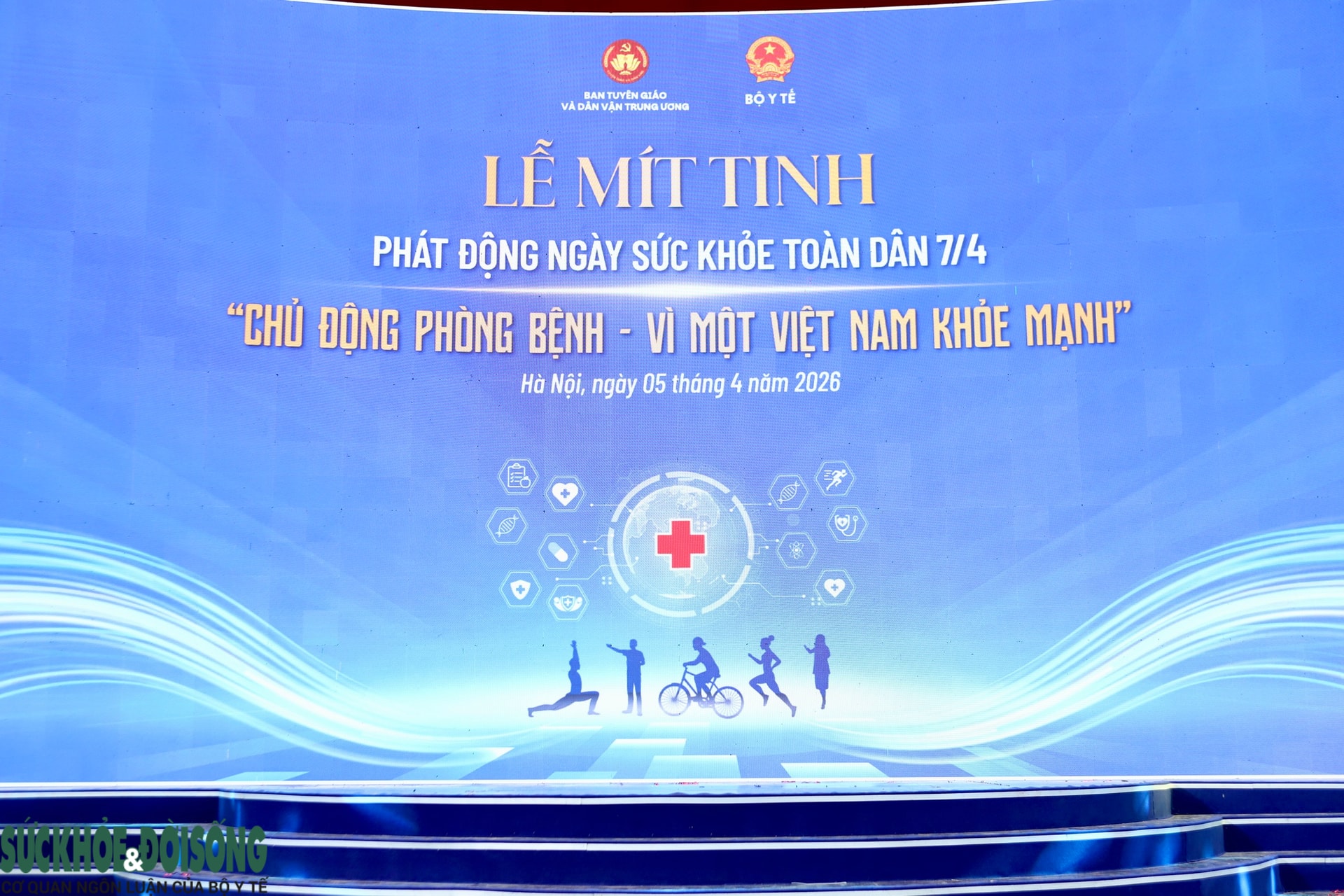 Hoàn tất tổng duyệt, sẵn sàng cho Lễ mít tinh Ngày Sức khỏe toàn dân- Ảnh 2.