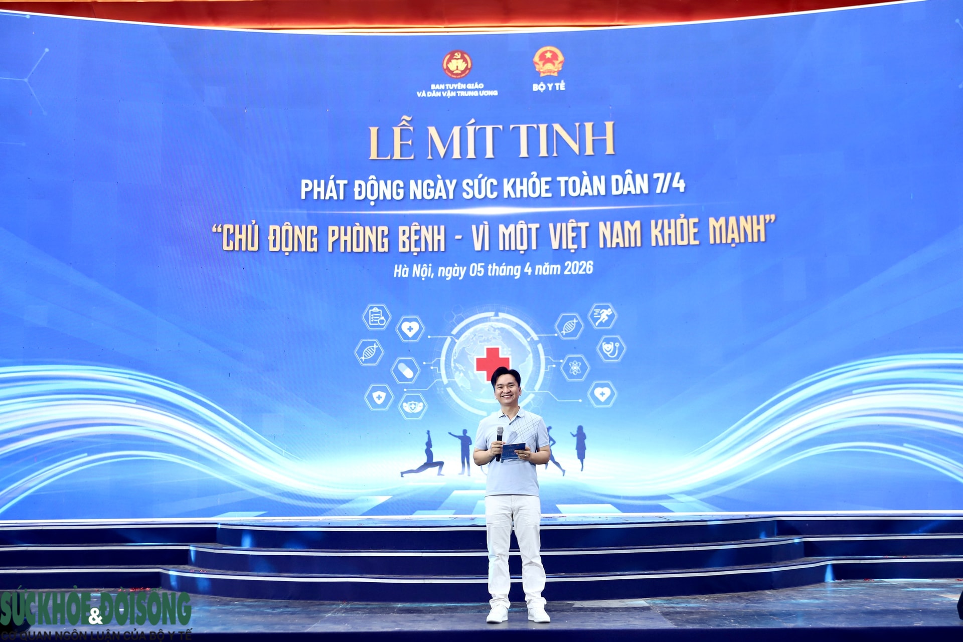 Hoàn tất tổng duyệt, sẵn sàng cho Lễ mít tinh Ngày Sức khỏe toàn dân- Ảnh 3.