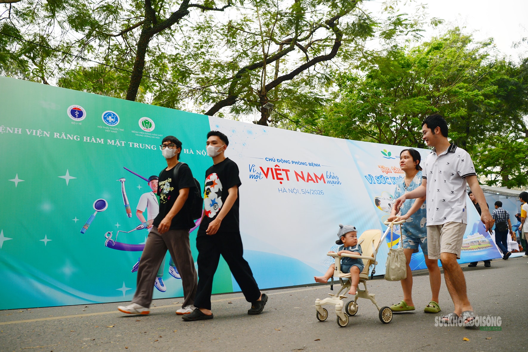 Rộn ràng trước ngày diễn ra Lễ mít tinh Ngày Sức khỏe toàn dân 7/4- Ảnh 1.