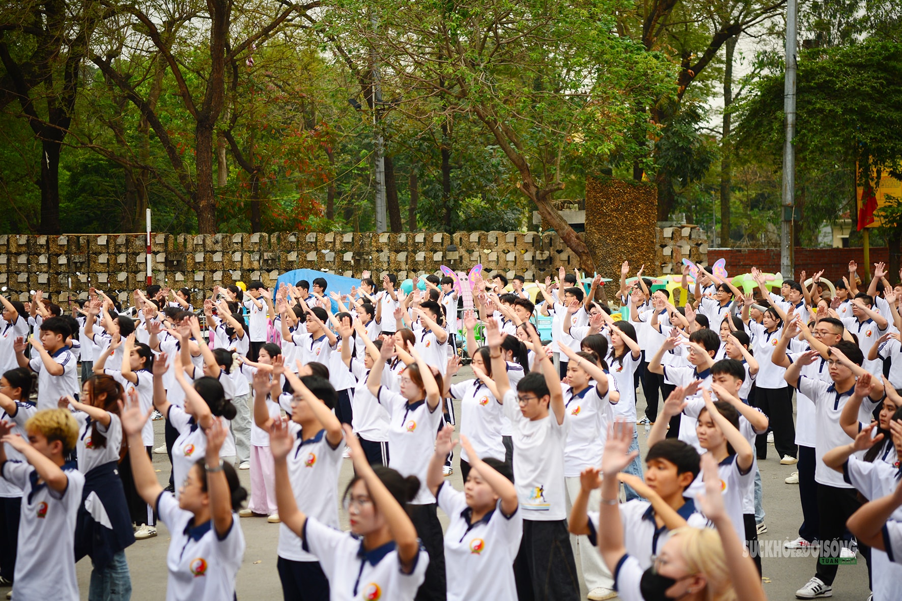 Rộn ràng trước ngày diễn ra Lễ mít tinh Ngày Sức khỏe toàn dân 7/4- Ảnh 9.