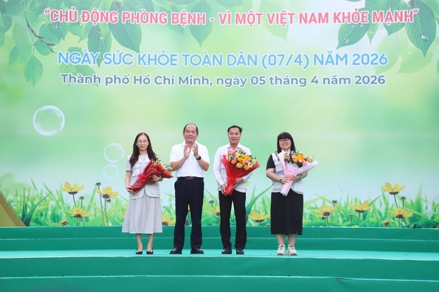 Ngày Sức khỏe toàn dân 7/4: TPHCM ra quân 3 Đội chăm sóc sức khỏe liên tục gắn với địa bàn dân cư- Ảnh 2. Ngày Sức khỏe toàn dân 7/4: TPHCM ra quân 3 Đội chăm sóc sức khỏe liên tục gắn với địa bàn dân cư- Ảnh 2.