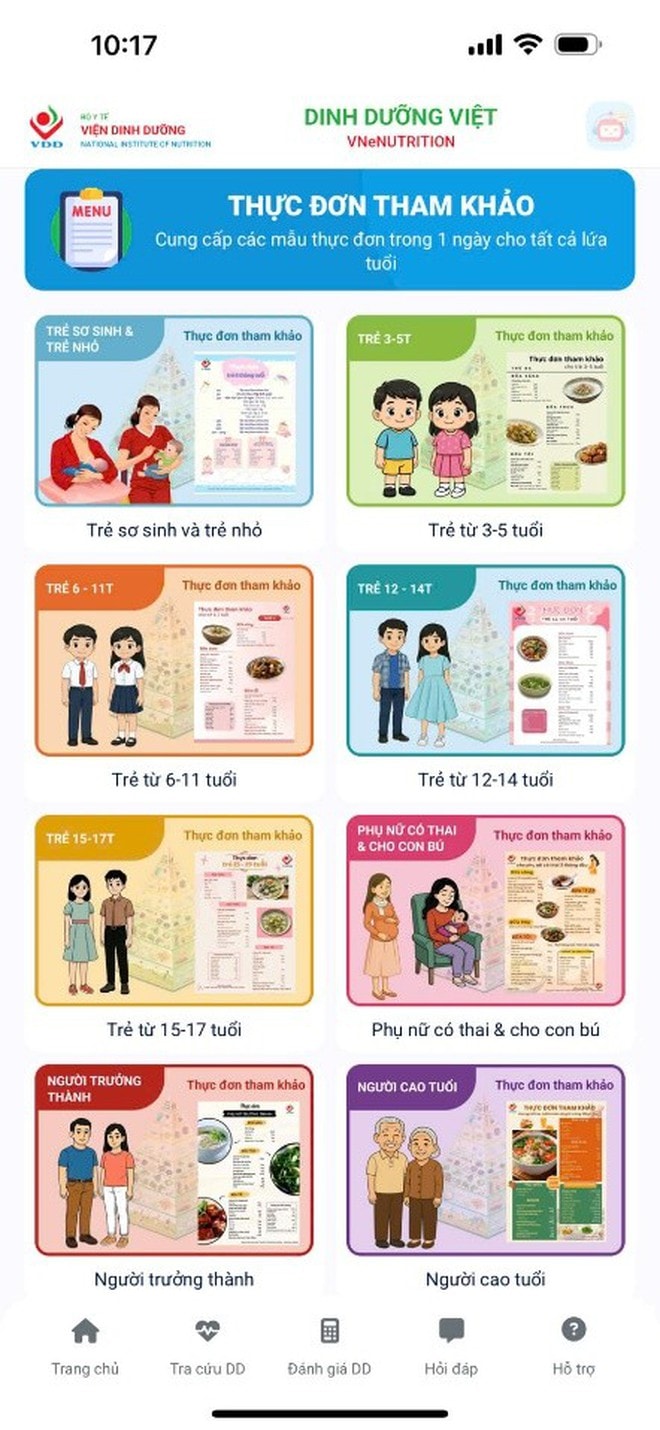 Ứng dụng 'Dinh dưỡng Việt': Chuyển đổi số dinh dưỡng vì sức khỏe toàn dân- Ảnh 1. Ứng dụng 'Dinh dưỡng Việt': Chuyển đổi số dinh dưỡng vì sức khỏe toàn dân- Ảnh 1.