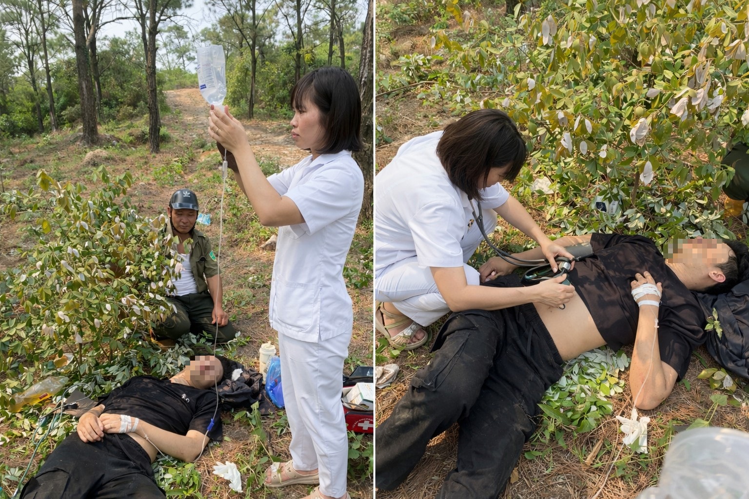 Đi leo núi, nam thanh niên bất ngờ ngất xỉu- Ảnh 1.