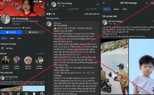 Sự thật phía sau tin 'bé bị bắt cóc' ở Đà Nẵng - Ảnh 1.