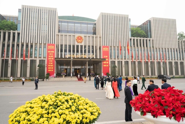 Lãnh đạo Đảng, Nhà nước và ĐBQH vào Lăng viếng Chủ tịch Hồ Chí Minh- Ảnh 8.