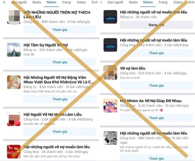 Công an Hà Nội cảnh báo các hội nhóm 'vỡ nợ làm liều'- Ảnh 1.