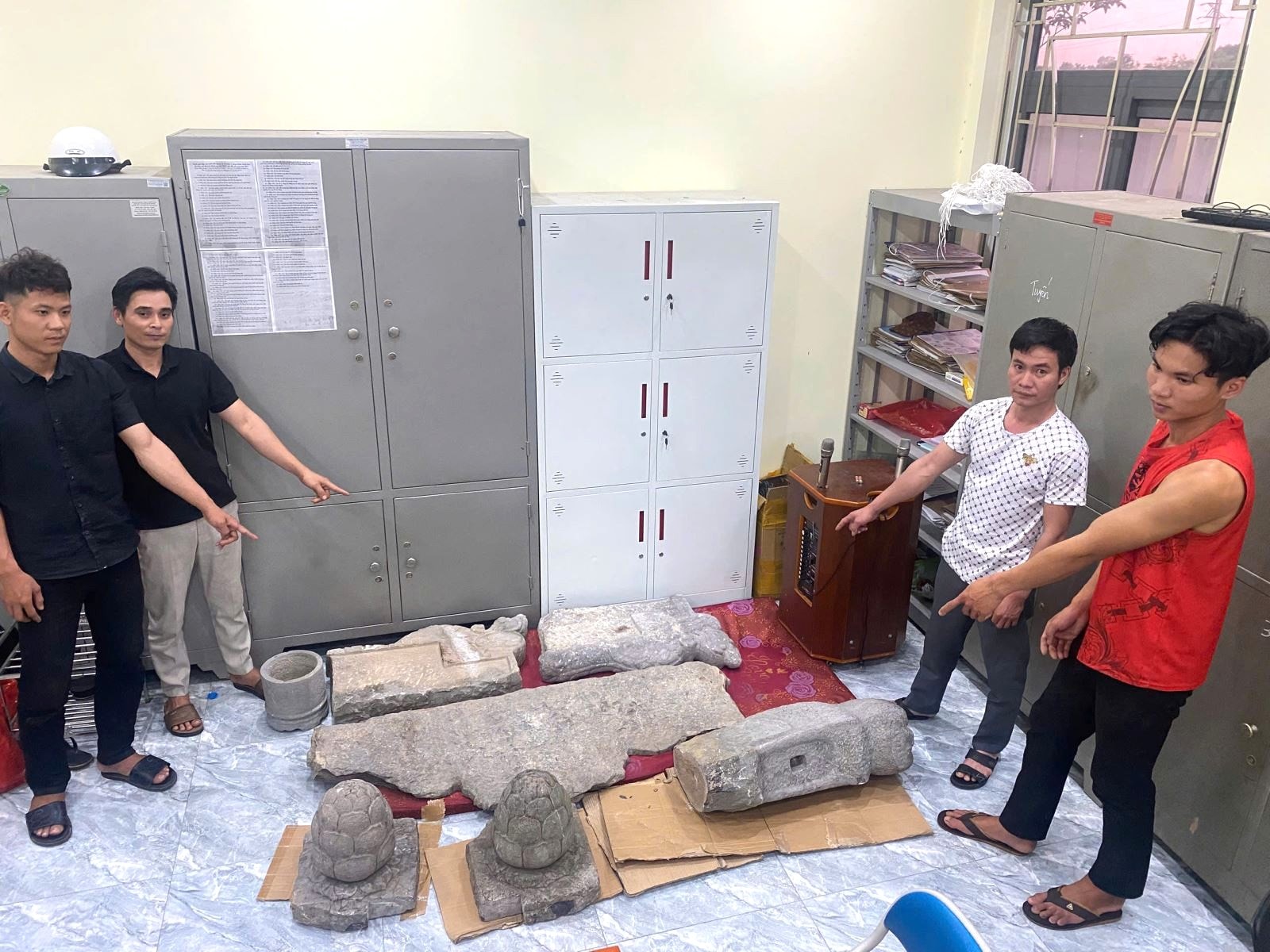 Đột nhập di tích chùa Nôm, trộm nhiều hiện vật bằng đá- Ảnh 2.