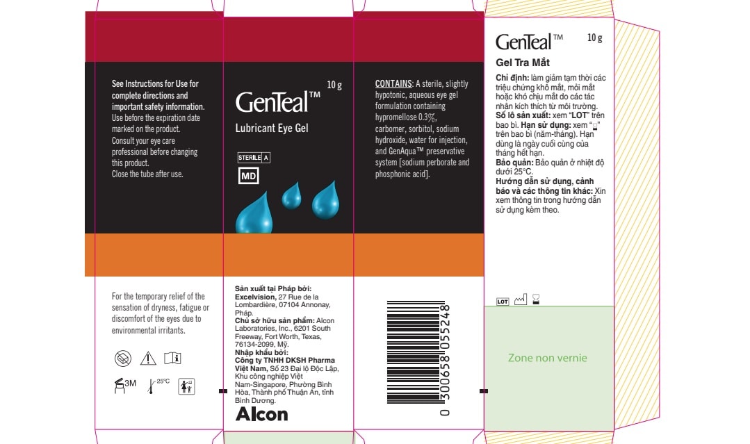 Alcon Pharmaceuticals tại Hà Nội tự thu hồi phiếu công bố tiêu chuẩn Gel tra mắt GenTeal Lubricant Eye Gel- Ảnh 1.