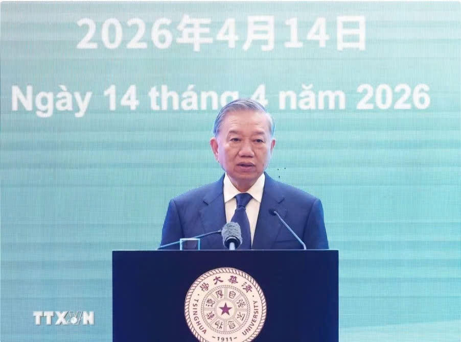 Tổng Bí thư, Chủ tịch nước Tô Lâm phát biểu chính sách tại Đại học Thanh Hoa- Ảnh 1.