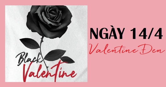 Những mẫu thiệp Valentine 14/4 - Valentine đen đẹp nhất 2026- Ảnh 10.