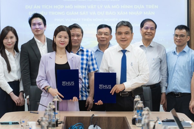 VinFuture kích hoạt 'lá chắn số' chống xâm nhập mặn tại Đồng bằng sông Hồng- Ảnh 1.