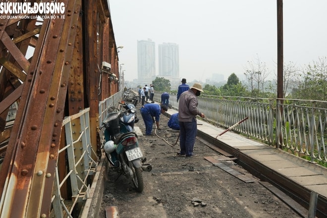 Cầu Long Biên có kịp hoàn thành sữa chữa cuối tháng 5?- Ảnh 3.