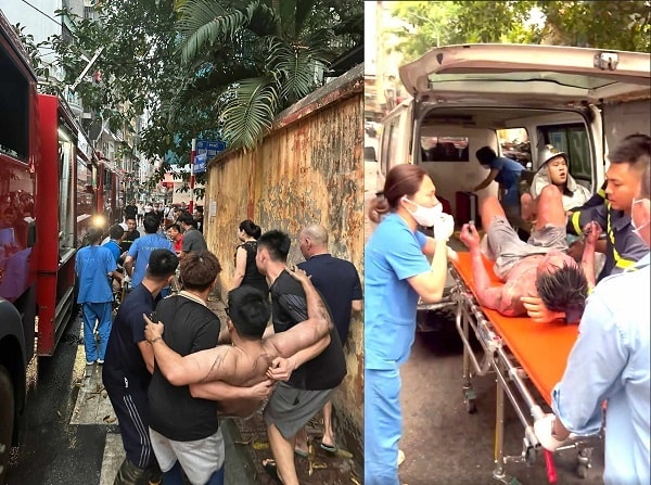 Hơn 20 chiến sĩ PCCC Hà Nội dập lửa, cứu người trong vụ cháy nhà dân lúc rạng sáng- Ảnh 2.