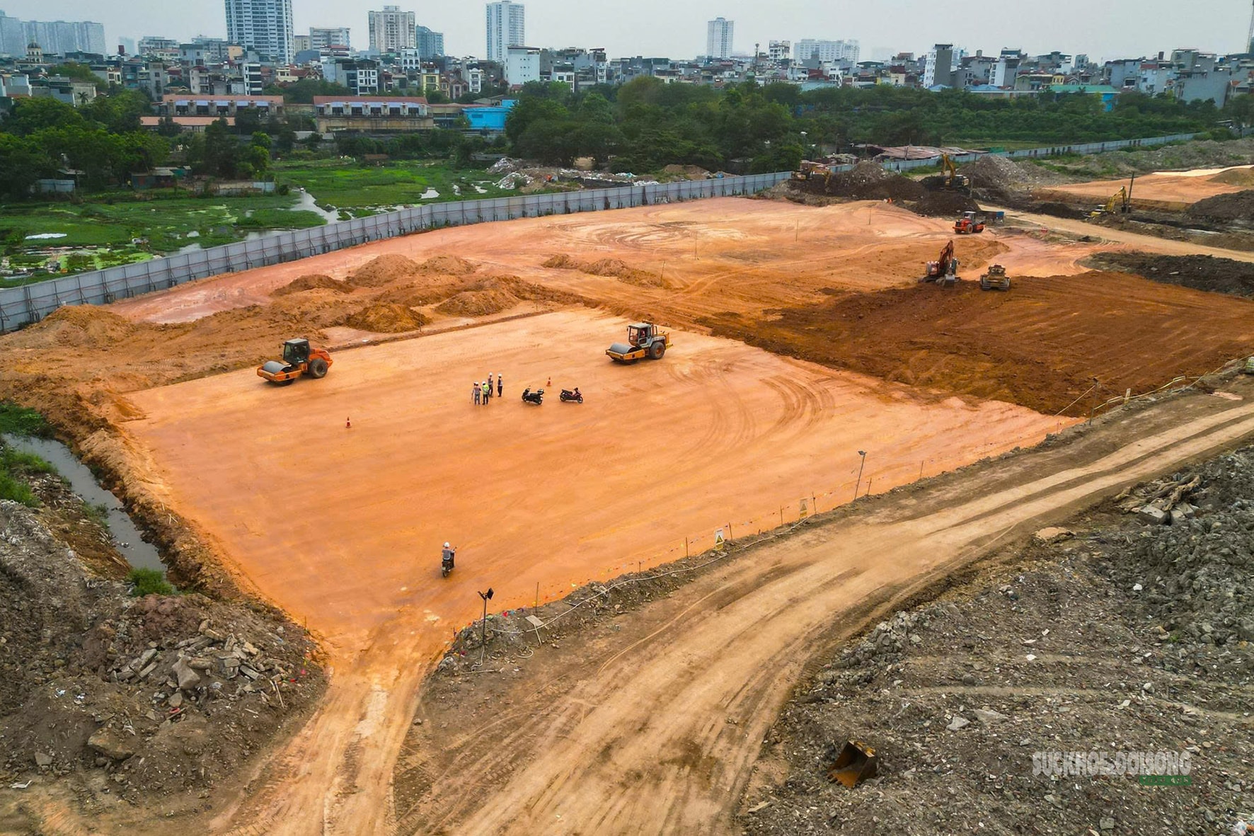 Depot Xuân Đỉnh từ bãi đất trống thành đại công trường metro số 2- Ảnh 8.