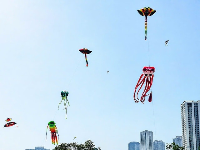 Thả diều - thú vui 'gây nghiện' mới của nhiều người Hà Nội: Mưa cũng chơi, tối vẫn đông kín bãi- Ảnh 6.