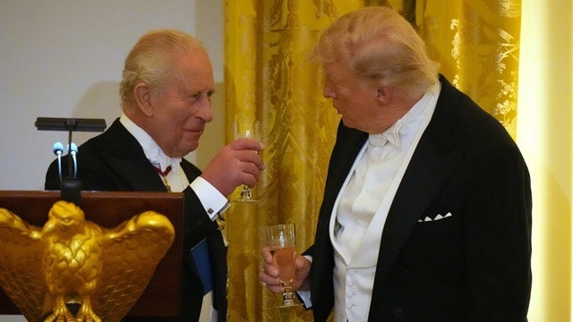 Quốc yến chiêu đãi Hoàng gia Anh của ông Trump có gì?- Ảnh 1. Quốc yến chiêu đãi Hoàng gia Anh của ông Trump có gì?- Ảnh 1.
