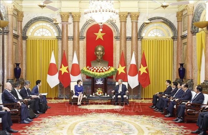 Tổng Bí thư, Chủ tịch nước Tô Lâm hội kiến Thủ tướng Nhật Bản- Ảnh 4.