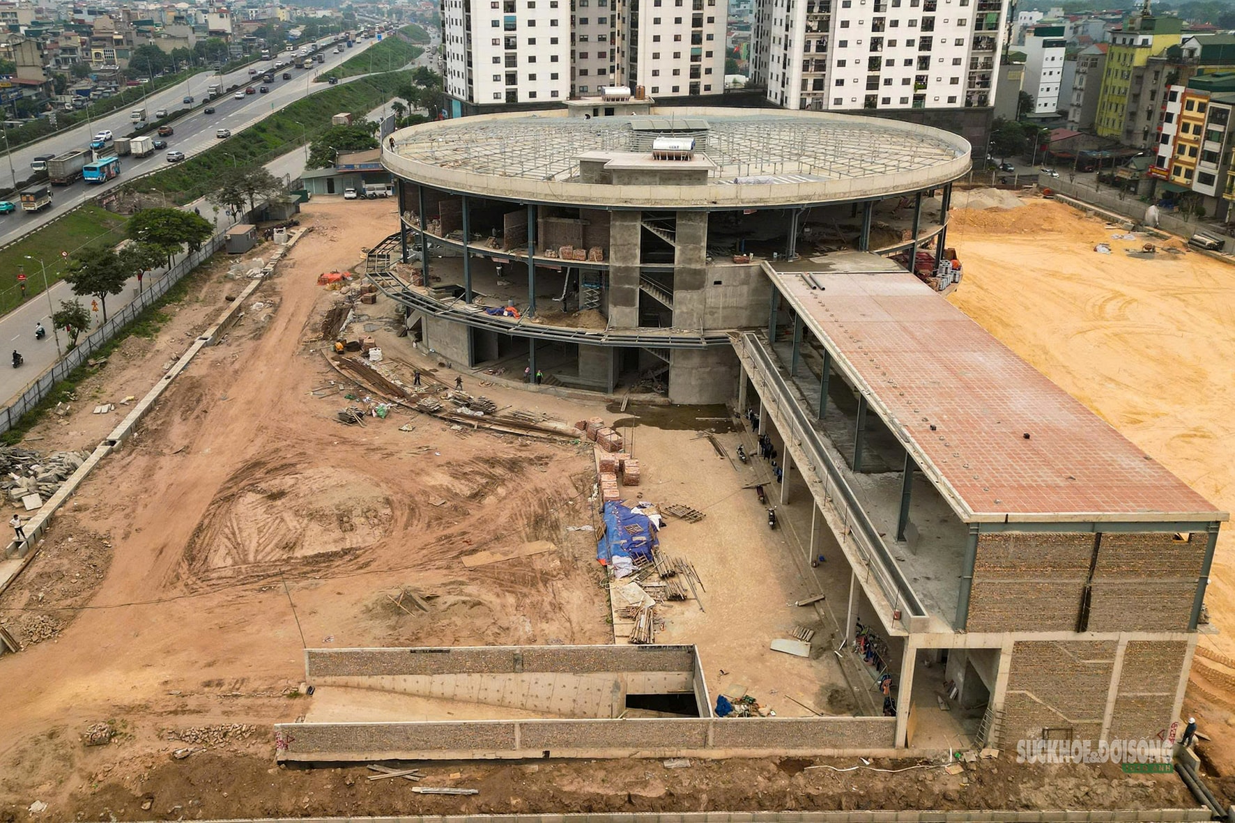 Bến xe hiện đại bậc nhất Thủ đô dần lộ hình hài- Ảnh 6.