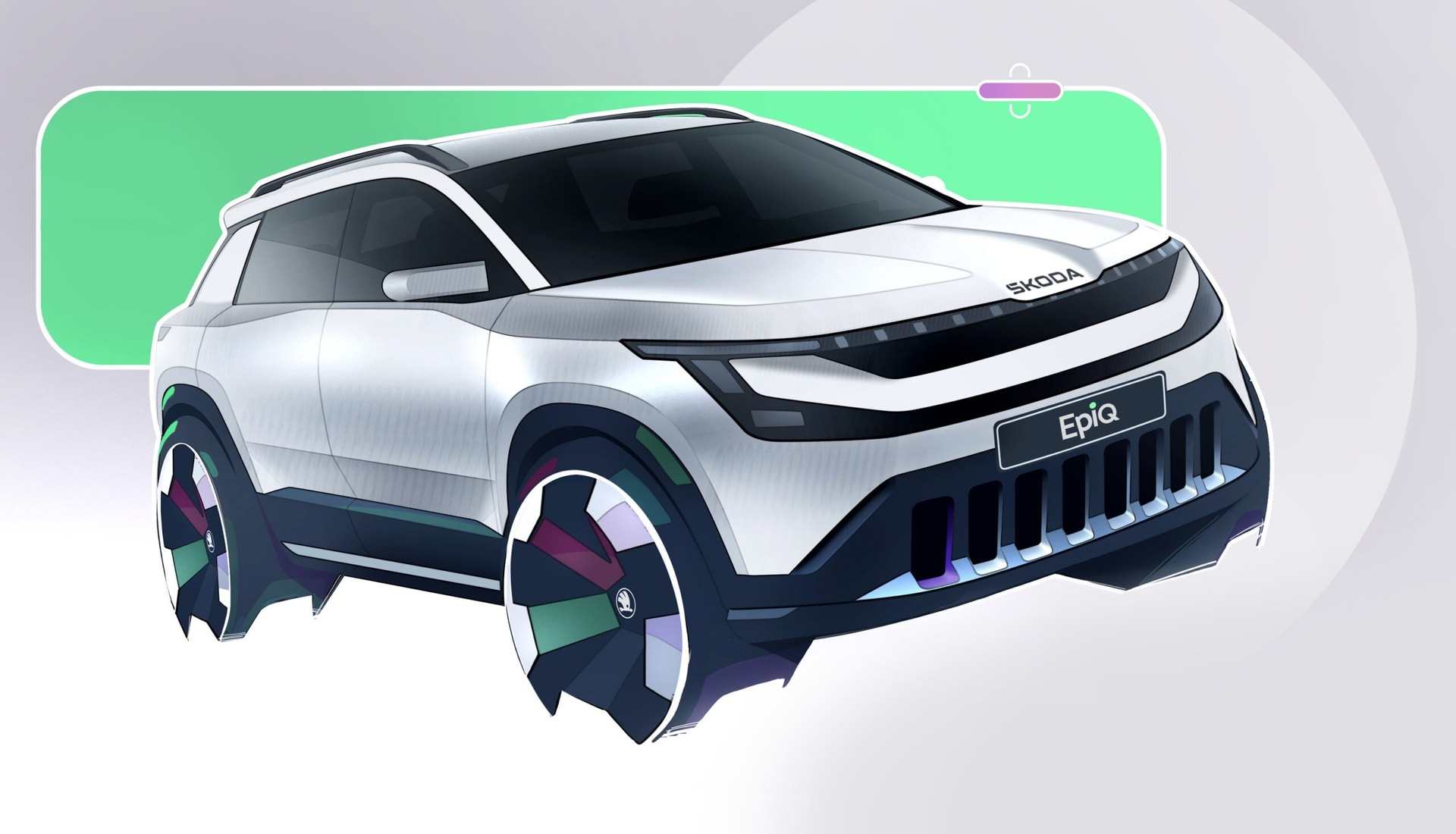 Lộ diện nội thất Skoda Epiq: Mẫu xe điện giá rẻ đầy ắp công nghệ - 1