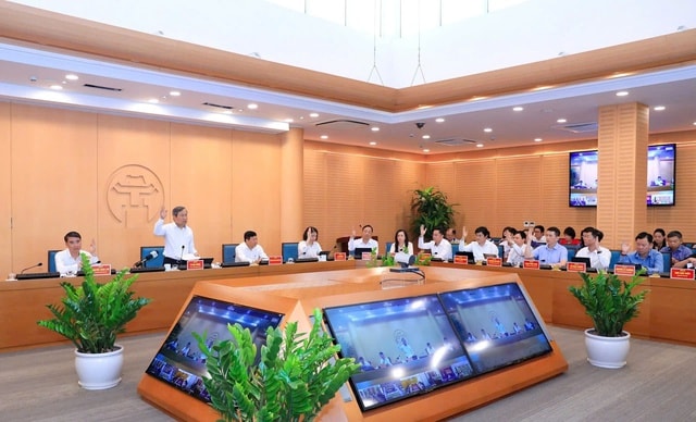 Hà Nội xem xét dự thảo đề án triển khai thí điểm mô hình xã, phường 'Xã hội chủ nghĩa'- Ảnh 1. Hà Nội xem xét dự thảo đề án triển khai thí điểm mô hình xã, phường 'Xã hội chủ nghĩa'- Ảnh 1.