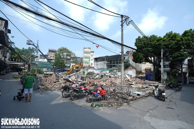 Đốn hạ loạt cây xanh làm đường huyết mạch ở trung tâm Hà Nội- Ảnh 6.