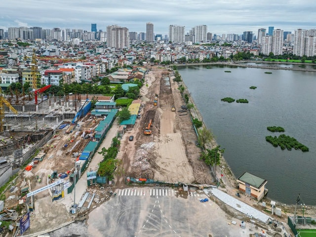 Đốn hạ loạt cây xanh làm đường huyết mạch ở trung tâm Hà Nội- Ảnh 10.