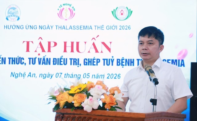 Thêm cơ hội điều trị chuyên sâu cho bệnh nhân Thalassemia tại Nghệ An- Ảnh 1.