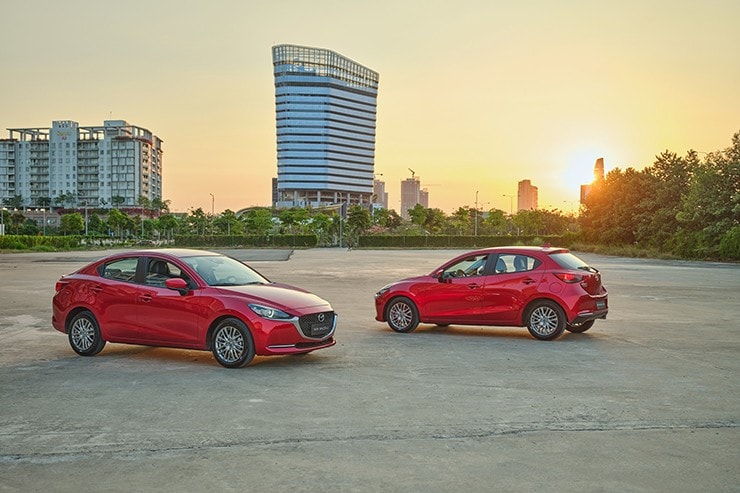 Mazda2 2026 sở hữu ngoại hình hiện đại và năng động