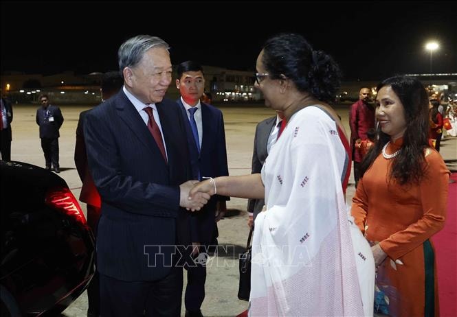 Tổng Bí thư, Chủ tịch nước Tô Lâm bắt đầu thăm cấp Nhà nước Cộng hòa xã hội chủ nghĩa dân chủ Sri Lanka- Ảnh 2.