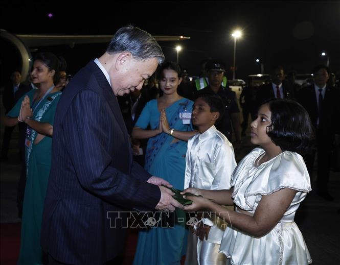 Tổng Bí thư, Chủ tịch nước Tô Lâm bắt đầu thăm cấp Nhà nước Cộng hòa xã hội chủ nghĩa dân chủ Sri Lanka- Ảnh 5.