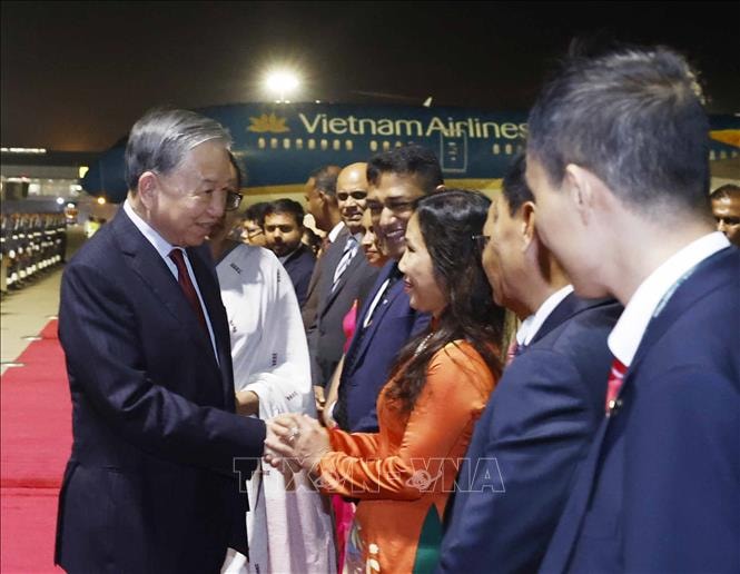 Tổng Bí thư, Chủ tịch nước Tô Lâm bắt đầu thăm cấp Nhà nước Cộng hòa xã hội chủ nghĩa dân chủ Sri Lanka- Ảnh 8.