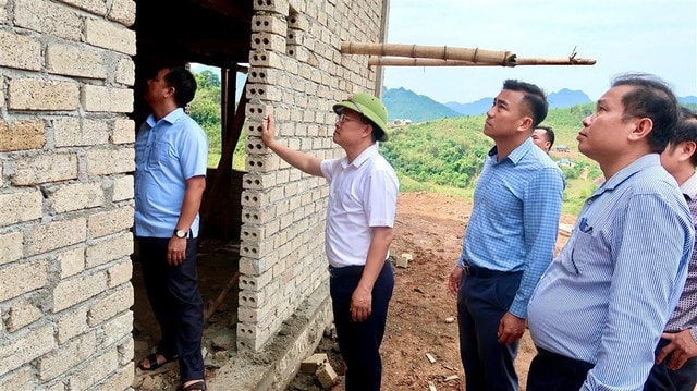 Nghệ An: Gần 100 hộ dân vùng sạt lở ở tâm lũ sắp có nhà mới trước mùa mưa bão- Ảnh 1.
