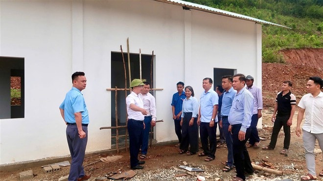 Nghệ An: Gần 100 hộ dân vùng sạt lở ở tâm lũ sắp có nhà mới trước mùa mưa bão- Ảnh 2.