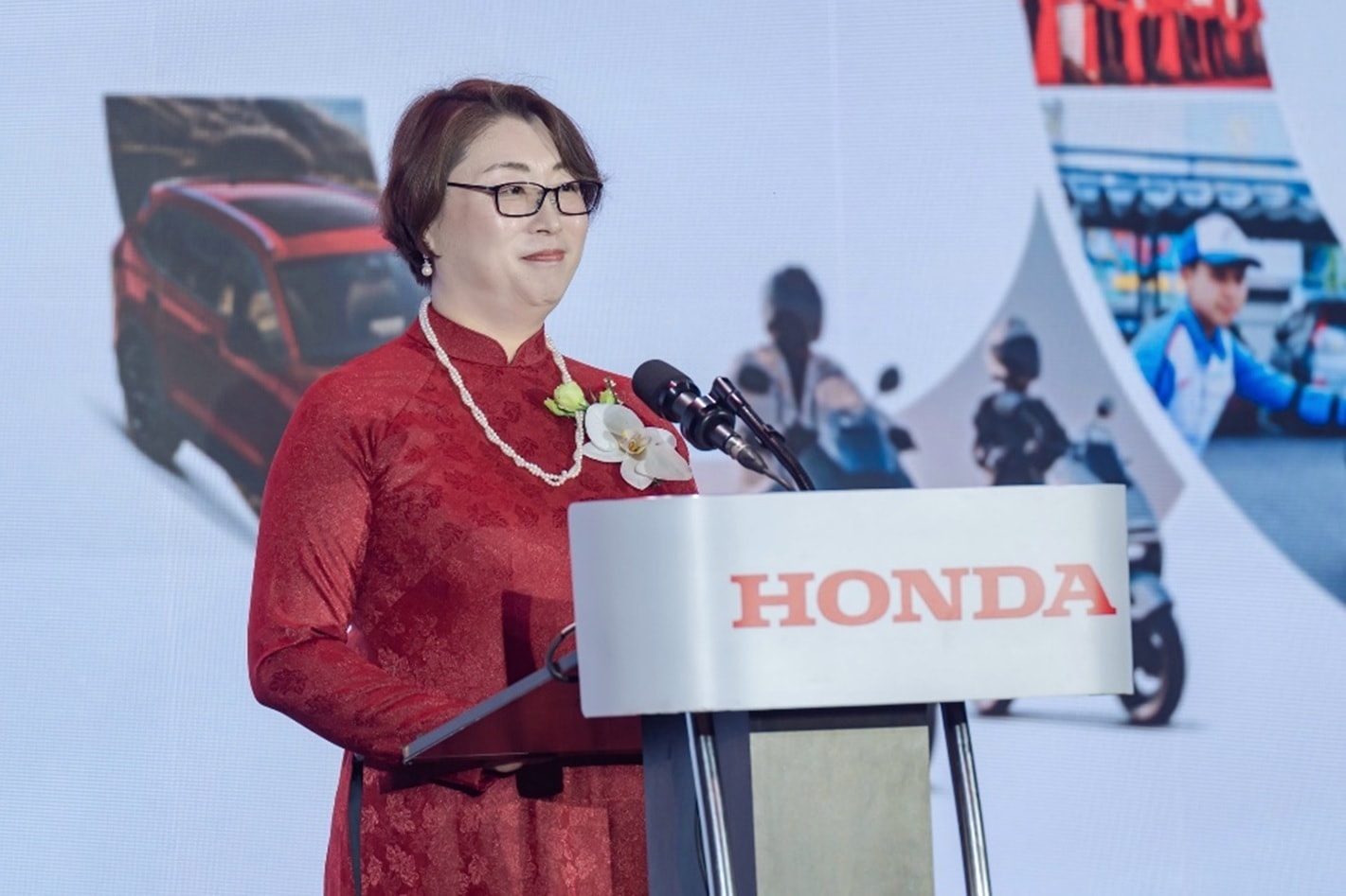 Bà Sayaka Arai - Tổng Giám đốc Công ty Honda Việt Nam. (Ảnh: HVN)