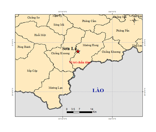 Vừa xảy ra động đất gây rung lắc mạnh ở Sơn La- Ảnh 1. Vừa xảy ra động đất gây rung lắc mạnh ở Sơn La- Ảnh 1.