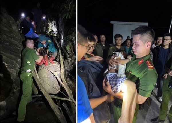 Bé 5 tuổi rơi xuống khe suối sâu trong rừng thẳm ở Lạng Sơn- Ảnh 1. Bé 5 tuổi rơi xuống khe suối sâu trong rừng thẳm ở Lạng Sơn- Ảnh 1.