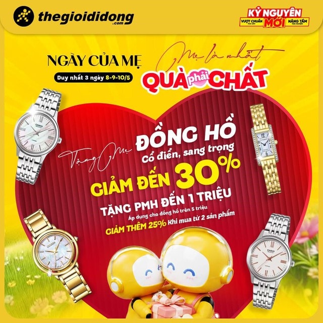 Tôn vinh tình mẹ tháng 5: Gợi ý top đồng hồ Citizen & Casio thay lời tri ân, săn deal sốc tại TGDĐ!- Ảnh 4.