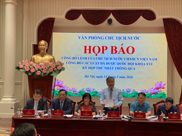 Công bố lệnh của Chủ tịch nước về 9 luật được Quốc hội thông qua tại Kỳ họp thứ Nhất- Ảnh 1.