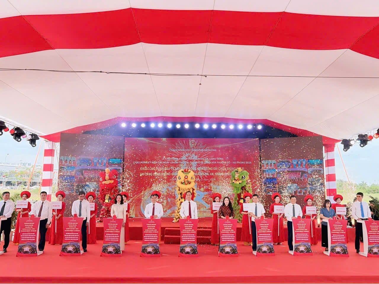 Hải Phòng đồng loạt khởi công, khánh thành 14 công trình trọng điểm- Ảnh 8. Hải Phòng đồng loạt khởi công, khánh thành 14 công trình trọng điểm- Ảnh 8.