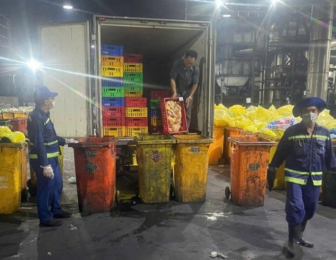 Phát hiện hàng tấn lợn chết đang phân hủy, bốc mùi trên đường đi tiêu thụ ở TPHCM- Ảnh 5.