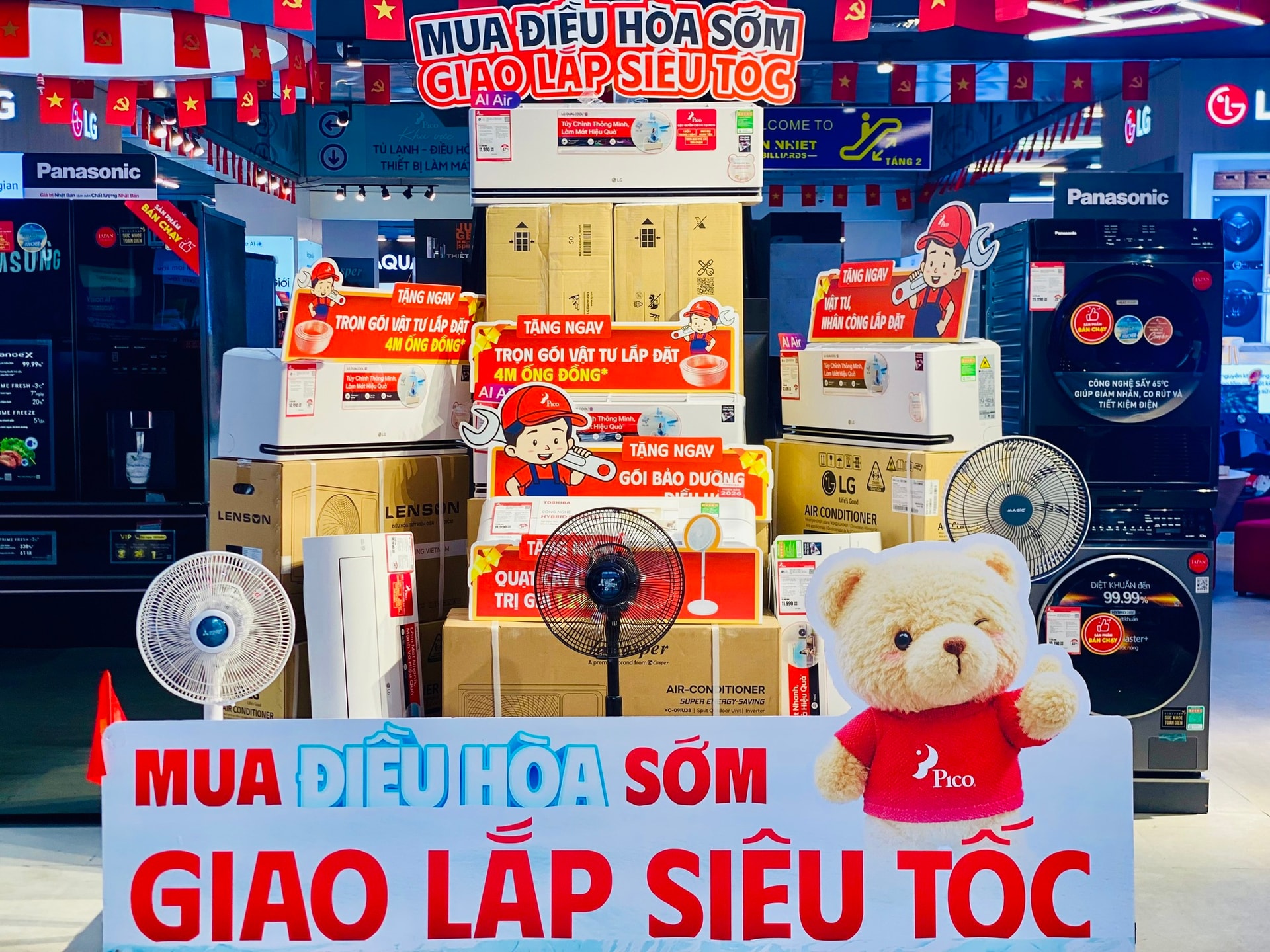 Hàng loạt siêu thị điện máy tung chương trình ưu đãi đặc biệt đối với các sản phẩm làm mát dịp hè 2026- Ảnh 2. Hàng loạt siêu thị điện máy tung chương trình ưu đãi đặc biệt đối với các sản phẩm làm mát dịp hè 2026- Ảnh 2.