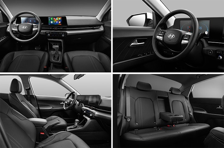 Khoang lái hiện đại của Hyundai Accent thế hệ mới