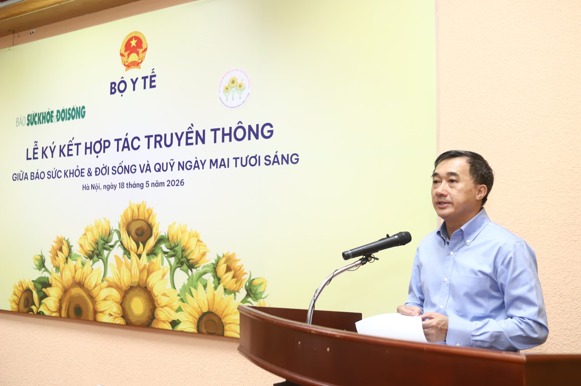 Báo Sức khỏe & Đời sống cùng Quỹ Ngày mai tươi sáng hợp tác lan tỏa thông điệp nhân ái, huy động hỗ trợ bệnh nhân ung thư- Ảnh 1. Báo Sức khỏe & Đời sống cùng Quỹ Ngày mai tươi sáng hợp tác lan tỏa thông điệp nhân ái, huy động hỗ trợ bệnh nhân ung thư- Ảnh 1.