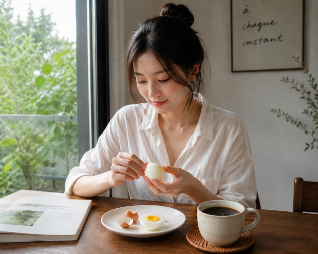 Bữa sáng với trứng luộc và cà phê có giúp giảm cân?- Ảnh 1. Bữa sáng với trứng luộc và cà phê có giúp giảm cân?- Ảnh 1.