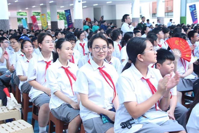 Hà Nội khánh thành trường THCS định hướng chất lượng cao- Ảnh 3. Hà Nội khánh thành trường THCS định hướng chất lượng cao- Ảnh 3.