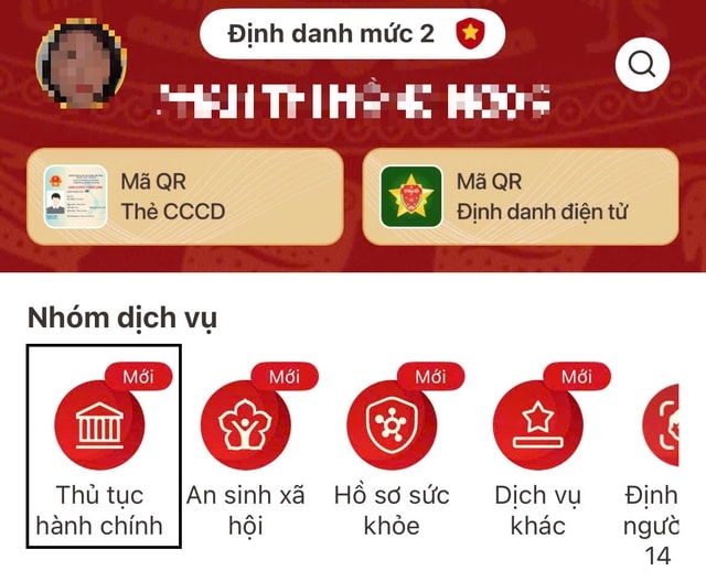 Chi tiết các thủ tục hành chính người dân có thể làm trên VNeID- Ảnh 1. Chi tiết các thủ tục hành chính người dân có thể làm trên VNeID- Ảnh 1.